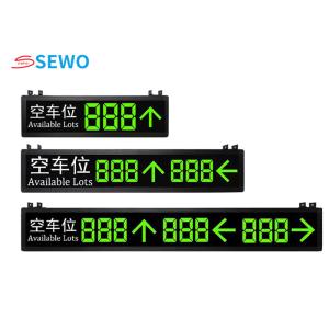 Cheap Ultrasonic Car Parking LED Display Uni Directional Bi Directional Tri Direction Sector for sale