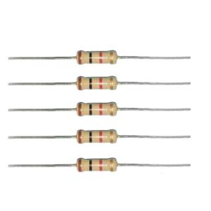 Fixed Carbon Film Resistor 1Kohm 5% 1/8W 1/4W 1/2W 1W 2W