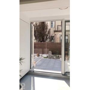 Manual Retractable Sliding Door with 1.2mm Square Frame Profile