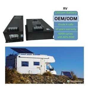 24V200AH Rv Lifepo4 Battery Electric Vehicle Battery Pack 5120Wh Custom Made