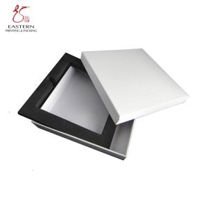 China 20cm White Square Cosmetic Packaging Paper Box With Lid on sale