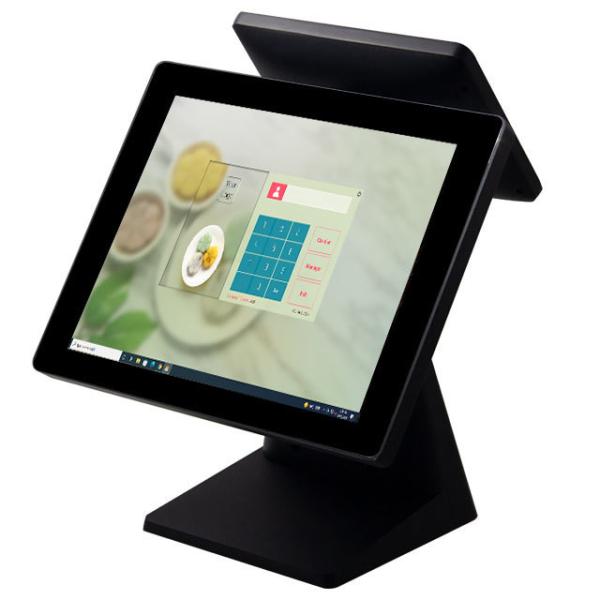 15 Inch Capacitive Touch Screen POS System HDD-280A with Customer Display and