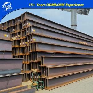 Structure Steel Q235B Q345b H Shape Steel Beam with IS0 Certification and Bending Service