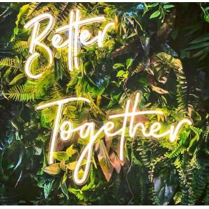 China Better Toether Til Death LED Light Up Custom Neon Open Beer Bar Custom Neon Light Signs on sale