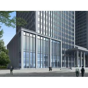 China Customize Garage Steel Frame For Shopping Mall , Train Station With Grey Paint on sale