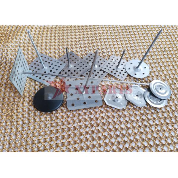 Galvanized Steel Perforated Insulation Support Nails To Attached Wood Fiber Poured Gypsum Deck