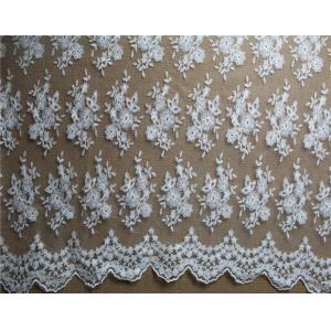 Diamond Mesh based Crown Style Embroidery Lace Fabric Crown for Women's Clothes