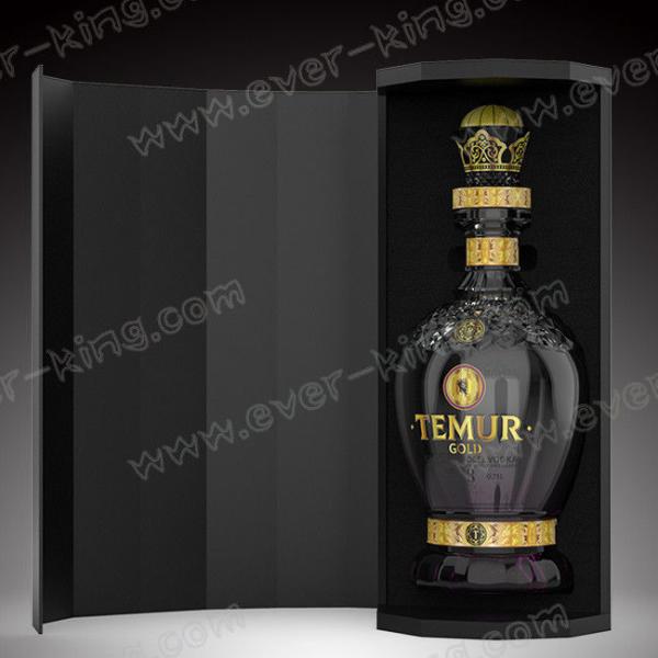 Crystal White Flint Custom Glass Bottle 750 ML For Luxury Liquor And Spirit