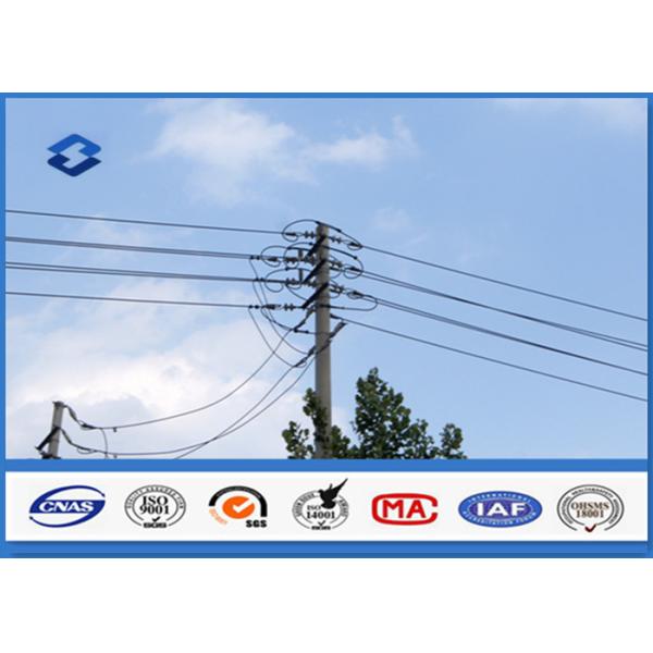Quality Overhead Transmission Line Steel Utility Pole with Hot dip Galvanization wholesale