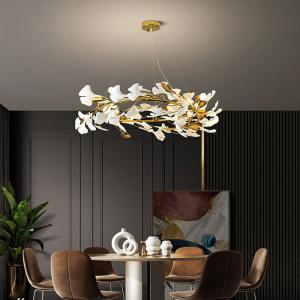 Creative Led Chandelier For Living Room Luxury Staircase Lamp nordic tree