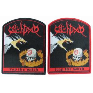 Twill Fabric Custom Woven Patches Diamond Shape Flat Appearance