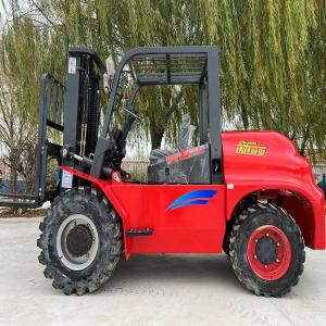4.5t Off Road Forklifts And Loading Rough Terrain Diesel Forklift Truck With