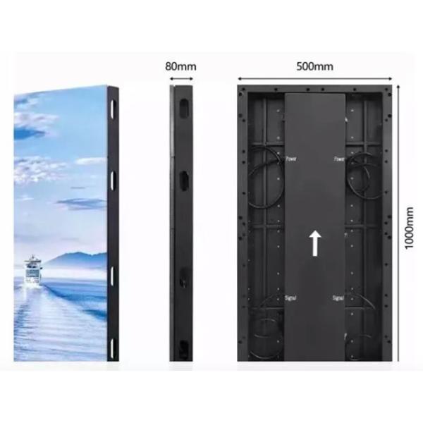 P4 P5 P6 P8 P10 Large Outdoor Curved LED Display 6500nits IP65