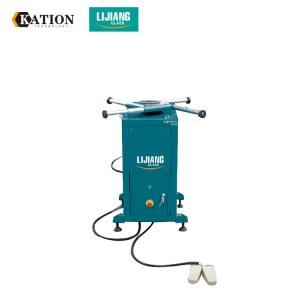 Insulating glass double glass machine rotated sealant spreading table