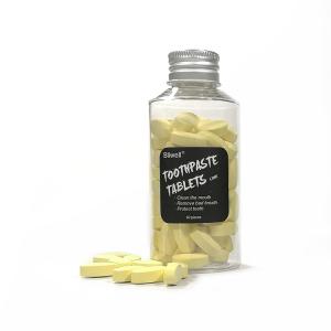 Organic Solid Chewable Toothpaste Tablet Zero Waste Refillable