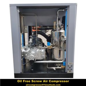 Oilless Electric Rotary Screw Air Compressor for chemical factory
