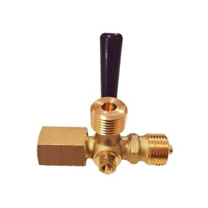 Brass 3 Way Cock Valve With 1/2' Bsp Inside And Outside Threads