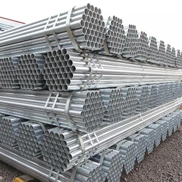 BS 1387 ASTM A53 Seamless Steel Tubes Galvanized Carbon For Pipeline Transport