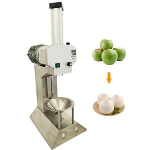 360-600pcs/h automatic diamond shape decorticator young coconut peeling coconut