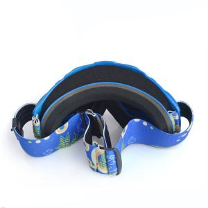 Comfortable Motocross Goggles UV400 Protection With Anti Slip Silicone Strap