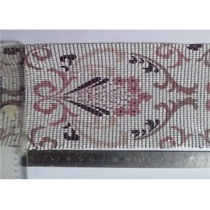 Easy Installation Metallic Mesh Fabric Fireproof Silkscreen Type With Aluminum