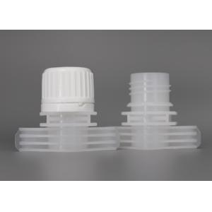 Cheap Clear Plastic Spout Suction Nozzle Caps With Double Gaps 16mm Inner Diameter for sale