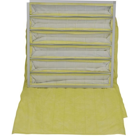 F6 Air Intake Pocket Filter Synthetic Media Air Handling Unit Filter for Clean