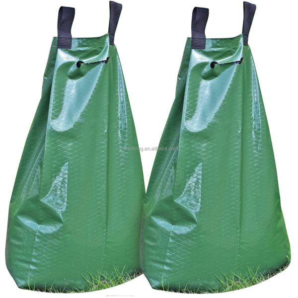 75L Slow Release Tree Watering Bag Made of Durable PE Mesh and UV Proof Tarp for