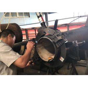 Cheap Split Frame Pneumatic Pipe Cutting And Chamfering Machine Surface Smoothly for sale