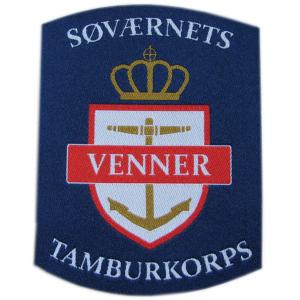 PMS Washable Custom Woven Patches Merrow Border 12C Pantone