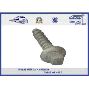 Railroad Sleeper Galvanized Screws with Plain / Zinc / HDG / Wax Surface