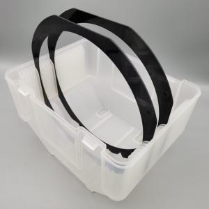 8 Inch Transparent Wafer Shipping Box For Transport And Storage With Low Gas