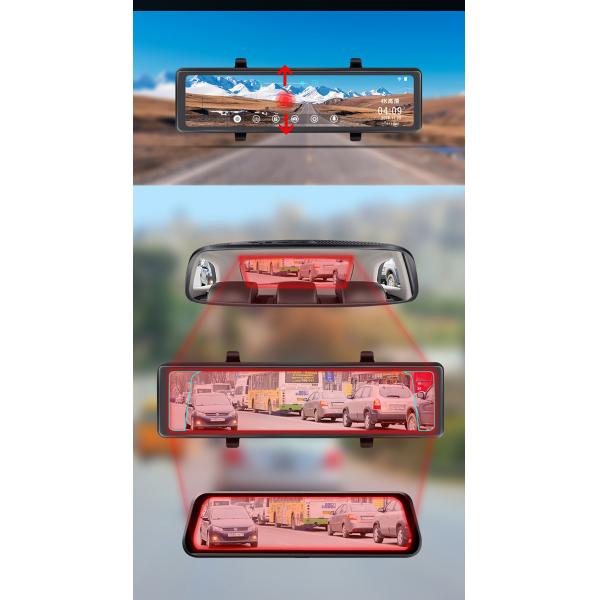 12Inch 4K Dual Lens 1080P Full Touch Screen GPS Car Mirror Dash Cam