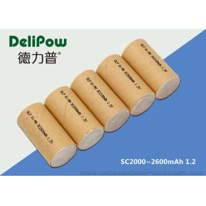 Customized SC2600 SC2000 SC2100 NIMH Rechargeable Battery With MSDS