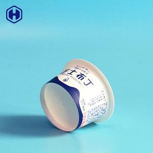 Empty Round IML Cup Pudding Packaging Thin Wall Mini Size 3OZ 90ML