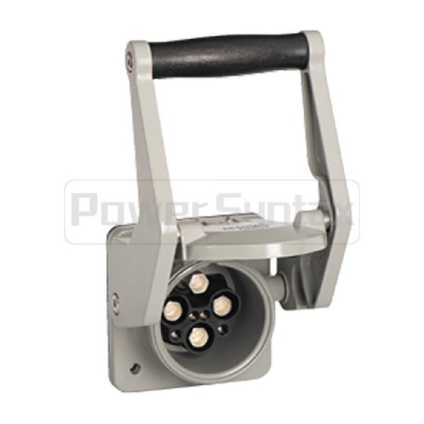 PowerSyntax Shore Power High Current Industrial Panel Mounted Female Socket 4P