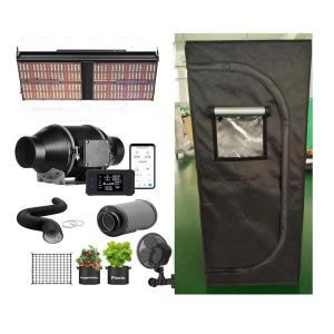 BAVAGREEN WIFI Smart Grow Box Complete Set 120x60x180cm Grow Tent with 240W