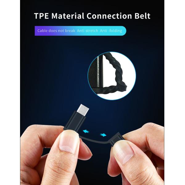 10Ft Multifunctional USB Cable 2 In 1 Data Sync Cable