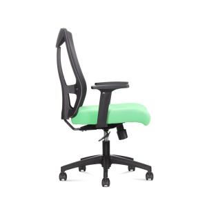 High Density Ribbed Mesh Office Swivel Chair With High Back 0.175CBM Backrest