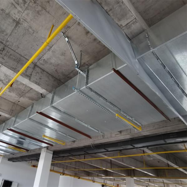 Fireproof Galvanized Steel Pipe Cable Bracing Anti Seismic Support For Earthquake