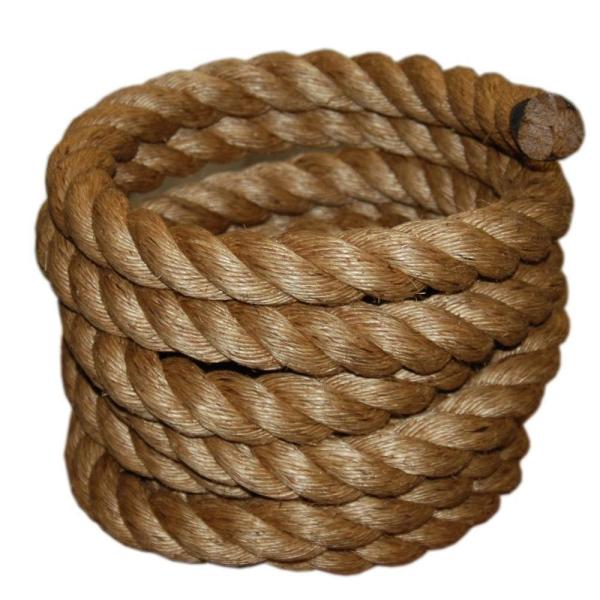 Long Durable Manila Twisted Rope Dia.4mm-60mm for Mooring Boat and More Length 0