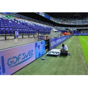 Cheap P10 Stadium Perimeter Full Color LED Display 3000Hz 1R1G1B 320x160mm for sale
