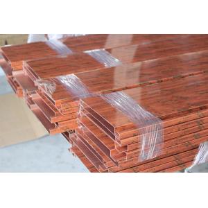 Modern G-shaped Aluminium Strip Ceiling Wood Grain Color Ceiling