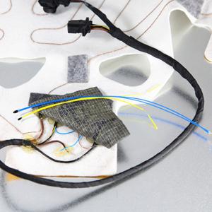 5k 8k Epoxy Coated NTC Thermistor 10K 25 C For Automotive Seat Heater