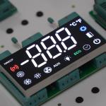 Ultra Bright White Customized 3 Digit 7 Segment LED Display For Refrigerator