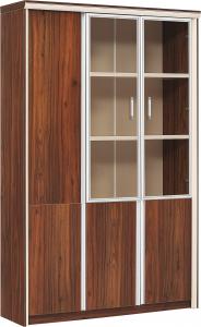 China Melamine Board Wood Look File Cabinet 1.3M 3 Doors ISO14001 on sale