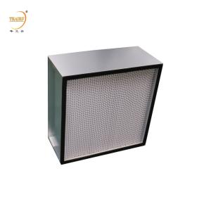 Cleam Room H13 H14 Deep Pleat Hepa Filter with Stainless Frame and Paper