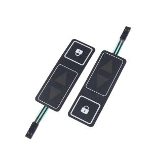 Cheap Pantone Color Waterproof Membrane Keypad with Customizable Key Number and 20C- 70C Temperature Range for sale