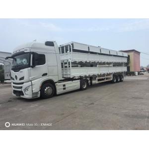 China 60t Load Capacity Semi Trailer Utility Side Wall Cargo Trailer with Fuwa / BPW Axle on sale