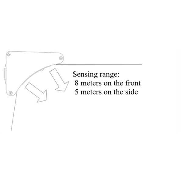 All In One Solar Powered Led Wall Light , Solar Wall Lamp Outdoor 900LM 48 Led